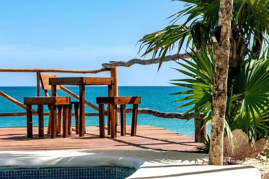 Luxury 5-Br Beachfront Home In Tulum Casa Sofia Gato México