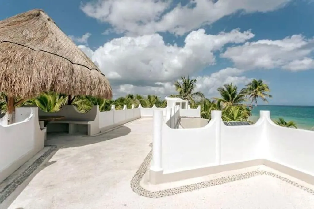 Luxury 5-Br Beachfront Home In Tulum Casa Sofia Gato Mexico