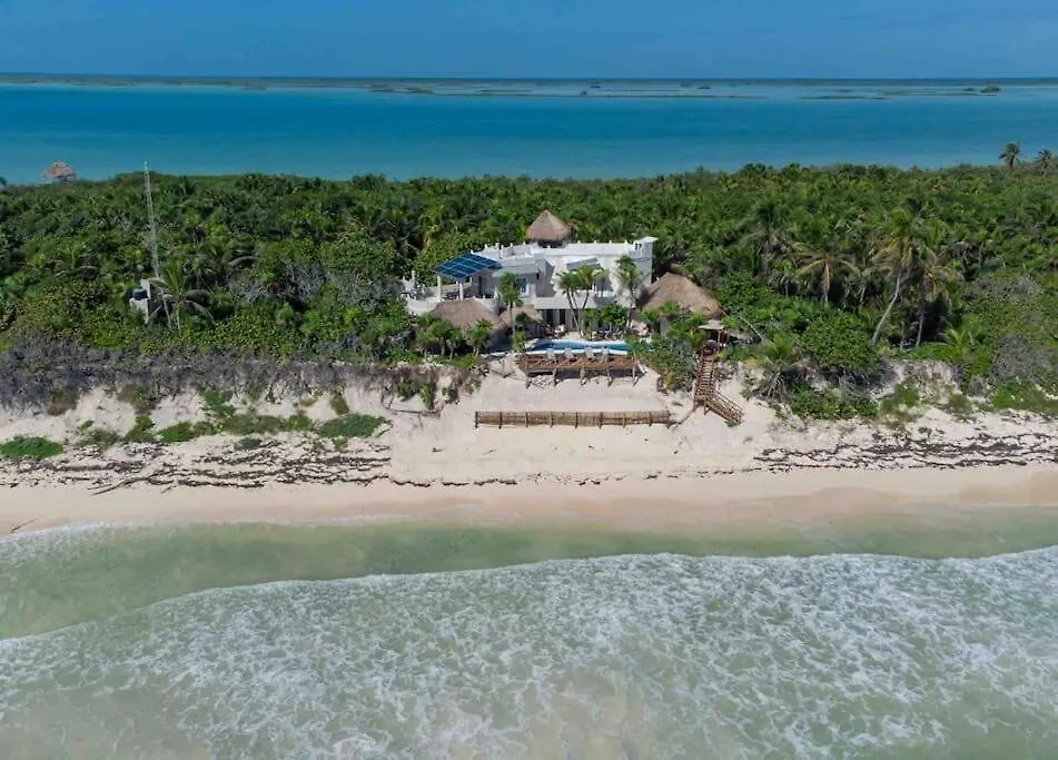 Villa Luxury 5-Br Beachfront Home In Tulum Casa Sofia Gato Mexico