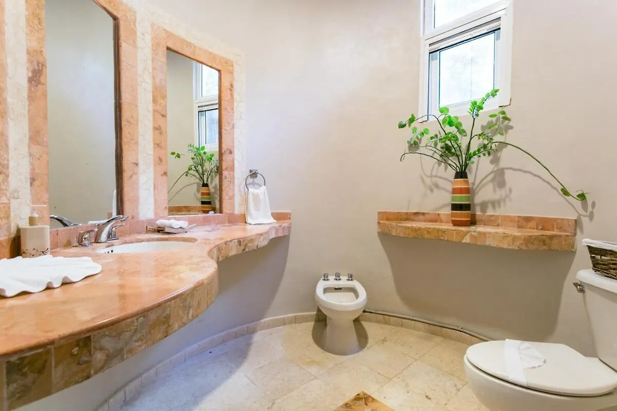 Luxury 5-Br Beachfront Home In Tulum Casa Sofia Gato Villa