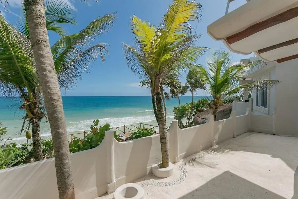 Villa Luxury 5-Br Beachfront Home In Tulum Casa Sofia Gato