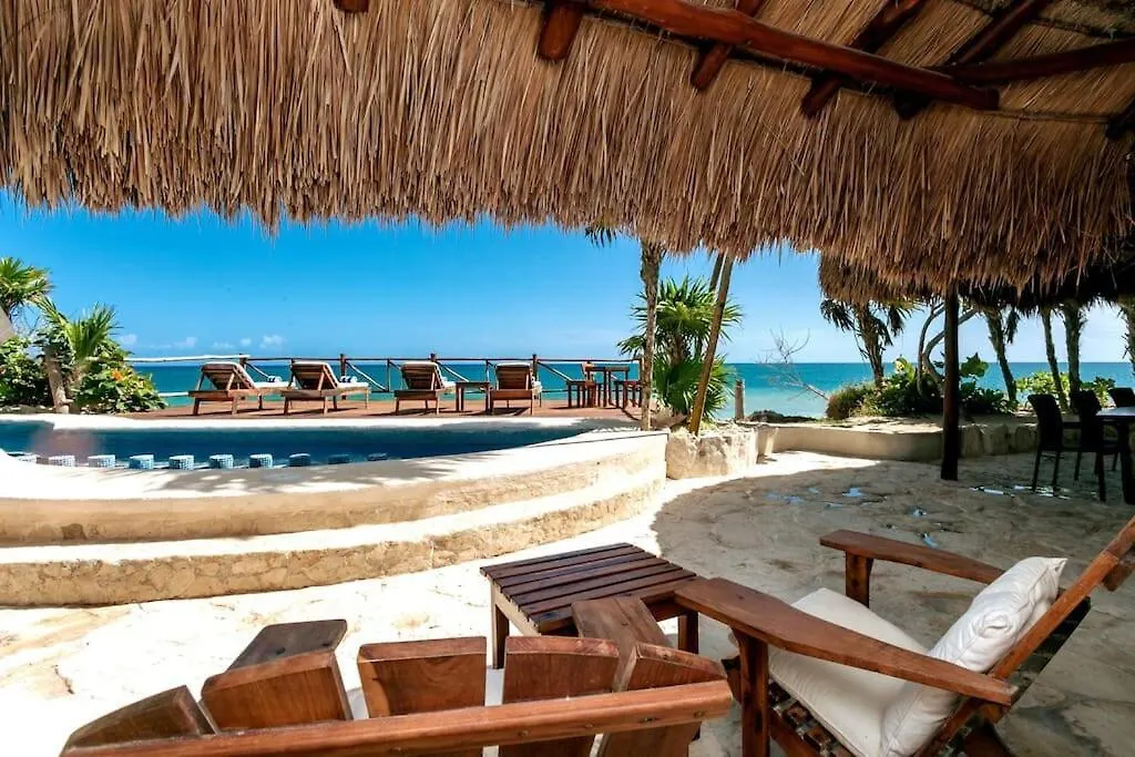 Luxury 5-Br Beachfront Home In Tulum Casa Sofia Gato 0*,  Mexico