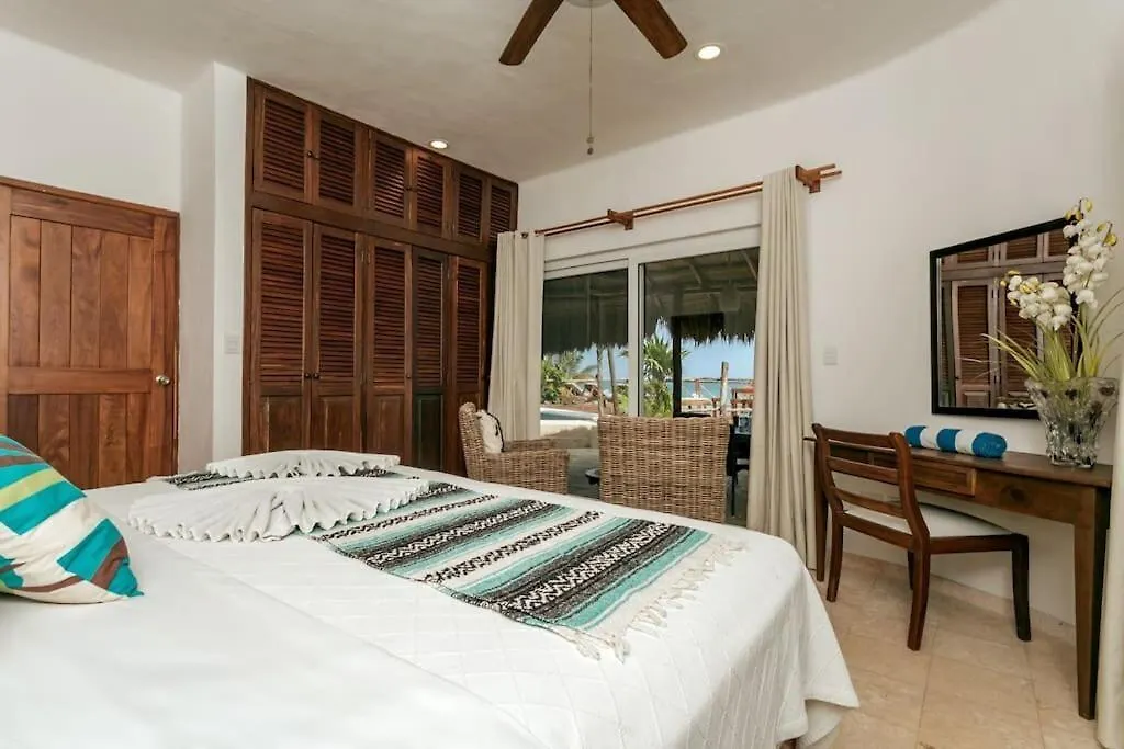 Villa Luxury 5-Br Beachfront Home In Tulum Casa Sofia Gato